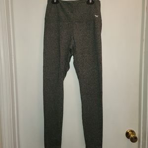 Size Medium Gray Scrunch Butt Pink Victoria's Secret Leggings